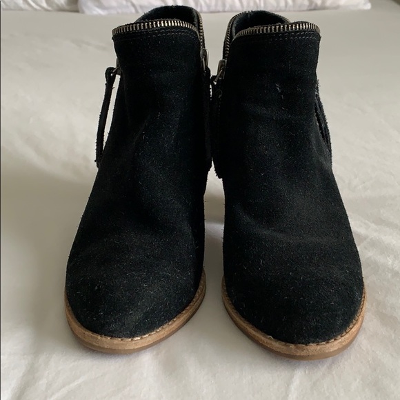 Black Suede Booties - Picture 5 of 6